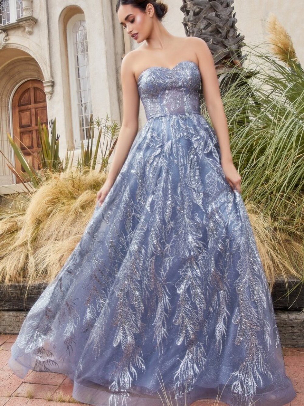 NEW LONG OFF THE SHOULDER SLEEVELESS DRESS WITH REMOVABLE CAPE & ZIP AL A1174